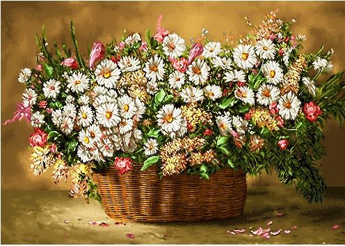 نخ و نقشه تابلو فرش طرح    (کد A16-299) گل وگلدان